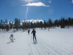 Skitur i fjellet © Fjellheimen Leirskole